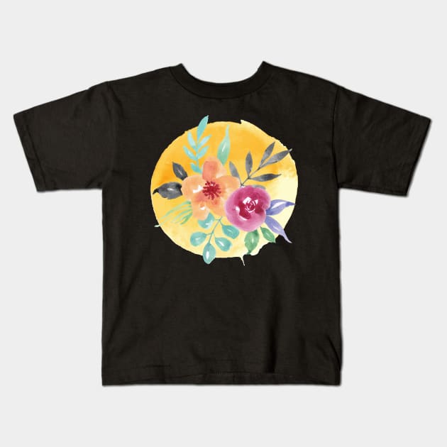 Beautiful flowers Kids T-Shirt by Onceer